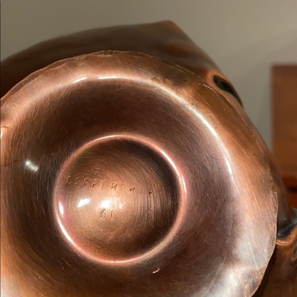 Copper craft guild 611 antique folded decorative - Picture 5 of 8